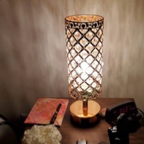 Rose Gold Set of Two Bedside Lamps Touch and Charging NWT - Picture 3 of 8